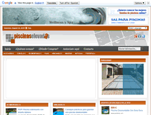Tablet Screenshot of piscinaselevadas.es